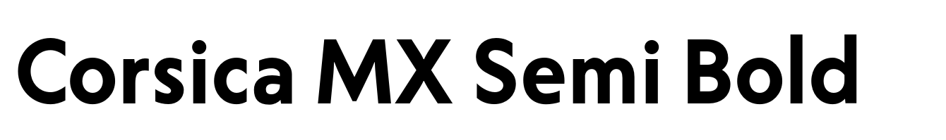 Corsica MX Semi Bold Font | Webfont & Desktop | MyFonts